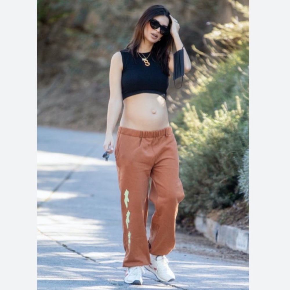 INAMORATA rust orange sweatpants